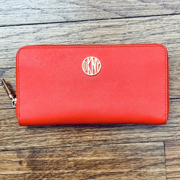Dkny Handbags - DKNY WALLET coral